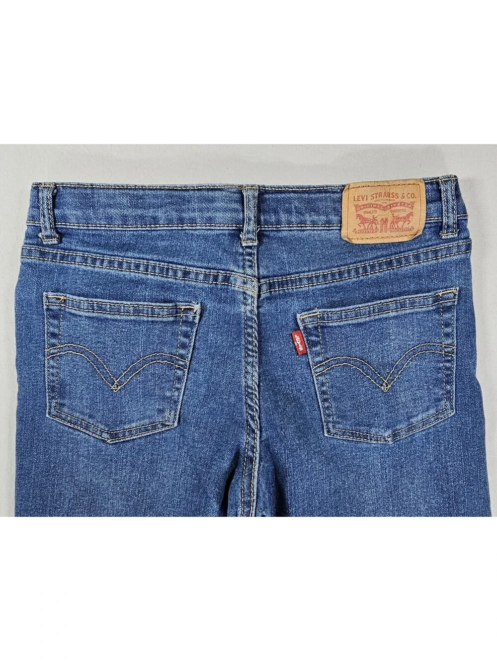 Levi's Girls Classic Boot Cut Jeans -E915-M4Q. Size 12 #Americana